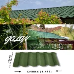 0.4mm Light Weight Sheet Zinc Steel Galvalume Stone Coated Roofing Metal Tile