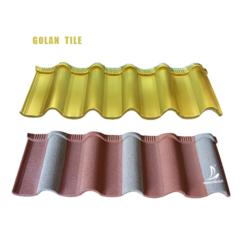10% off Golan Profile Modern Roof Tile Stone Coated Steel Roofing Tiles Metal Sheet Villa Building Roofing Tiles for Houses 10% off Golan Profile Modern Roof Tile Stone Coated Steel Roofing Tiles Metal Sheet Villa Building Roofing Tiles for Houses