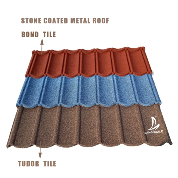 10% off Zambia Roofing Sheet Bond Colorful Stone Coated Zinc Roof Tiles Black Metal Roofing Tile Price in Sri Lanka South Africa