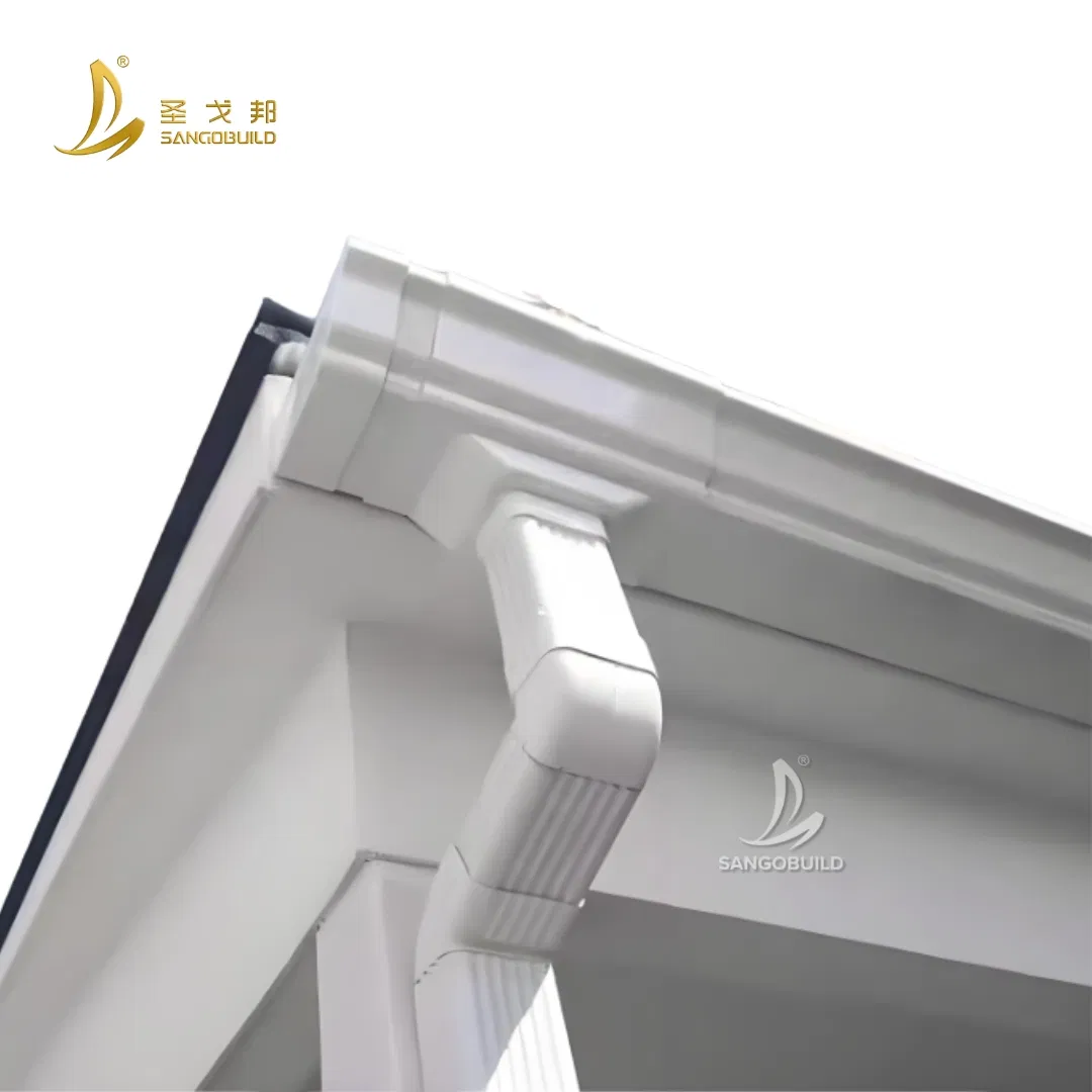 100% New Materials PVC Rainwater Collect System Roofing Gutter Pipe 100% New Materials PVC Rainwater Collect System Roofing Gutter Pipe