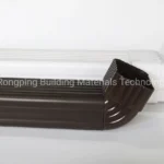 100% Pure PVC Pressure Resistance Rain Water Gutter Guard Roofing Rainwater Drainage System