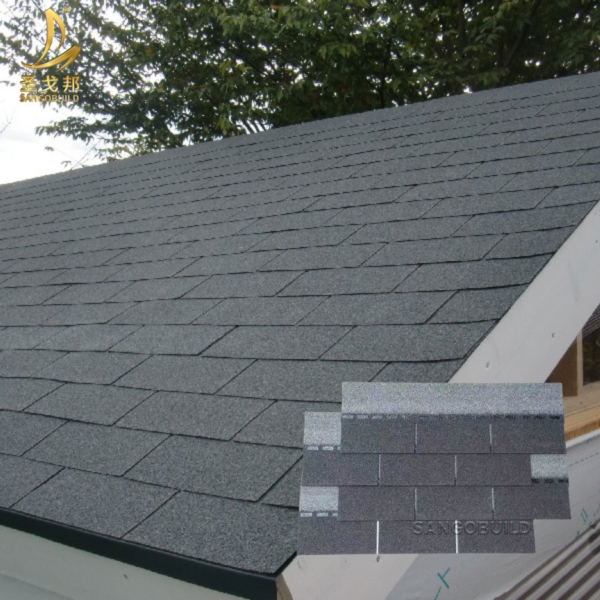 20 Years Warranty High Quality 3-Tab Standard Asphalt Shingles for Slope Roof Decoration