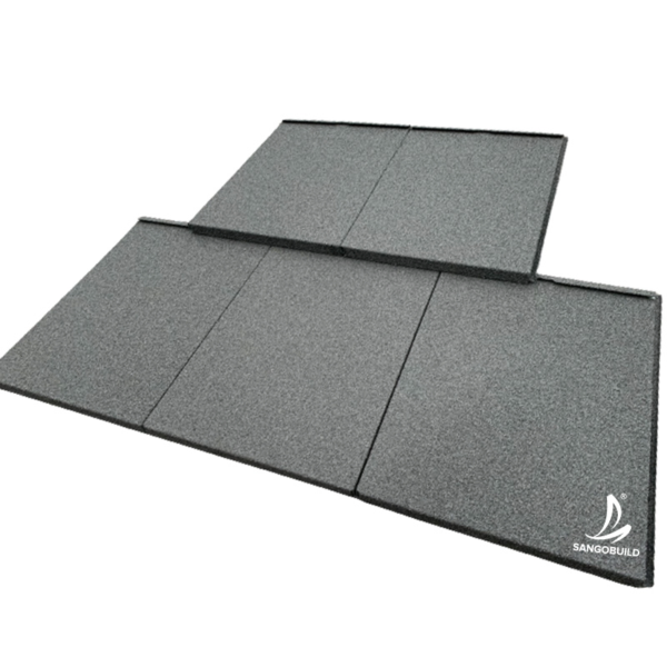 2021 New Release Building Material Cement Flat Plank Roof Roofing Sheet Stone Coated Metal Roof Tile