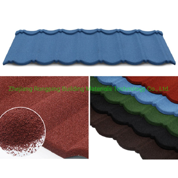 2022 New Type Popular Stone Coated Metal Steel Roof Tileplate Material Roofing Sheet Italian Roof Tiles Bond Stone Tiles