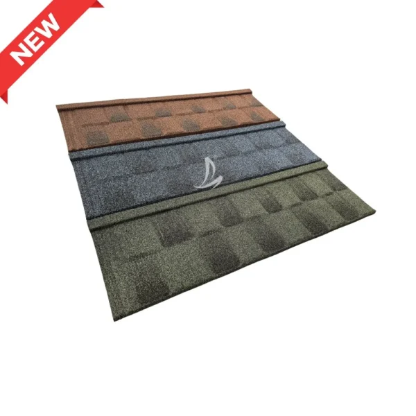 30-Years-Factory Roof Tiles Light-Weight Stone Coated Metal Roofing Sheet for Hotel Application