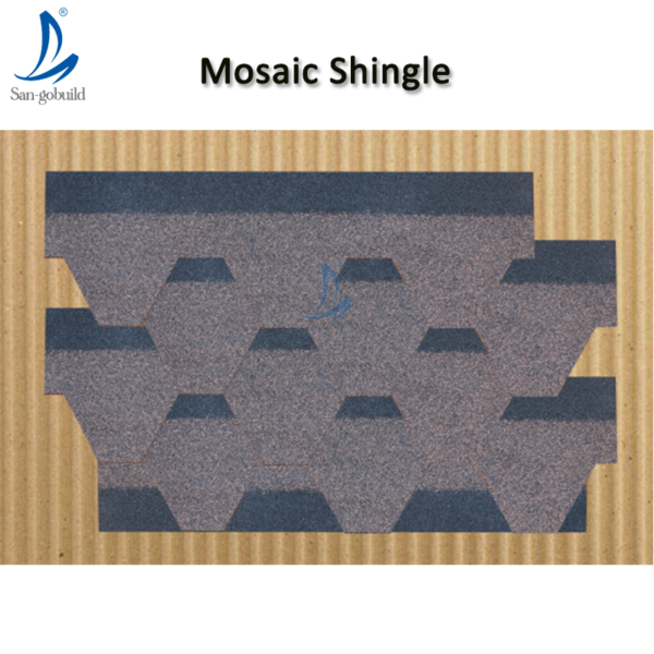 30 Years Fiberglass Asphalt Roofing Shingle Sheet Mosaic Shape