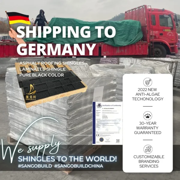 30 Years Warranty Laminated Asphalt Roofing Shingles Double Layer Malaysia Roofing Material Asphalt Roof Shingles