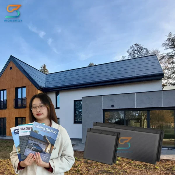 30 Years Warranty Solar Roof Tiles Panel Solar Roof Tiles for Home System