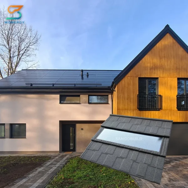 30 Years Warranty Solar Roof Tiles Panel Solar Roof Tiles for Home System