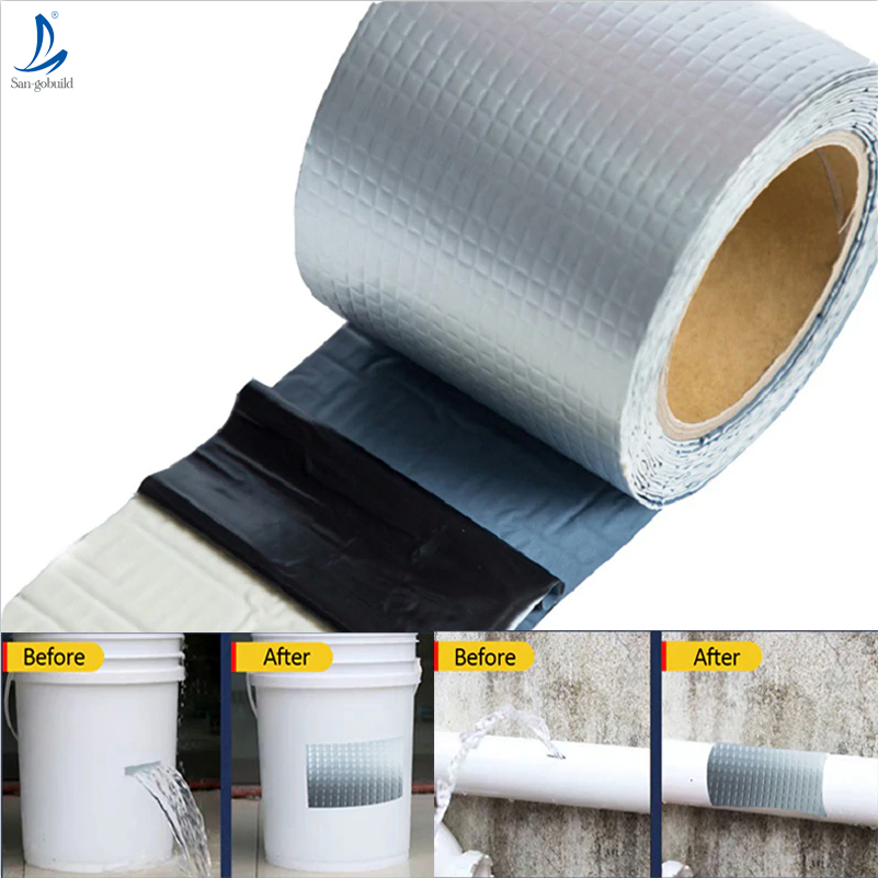 5 Meter High Quality Aluminum Foil Butyl Rubber Waterproof Adhesive Sealing Mastic Roofing Sealant Tape for Roof Leak Repair 5 Meter High Quality Aluminum Foil Butyl Rubber Waterproof Adhesive Sealing Mastic Roofing Sealant Tape for Roof Leak Repair