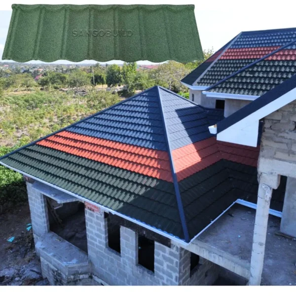 50-Years-Warranty Building Material Eco-Friendly Stone Coated Metal Roof Tile Aluminum Roofing Sheet