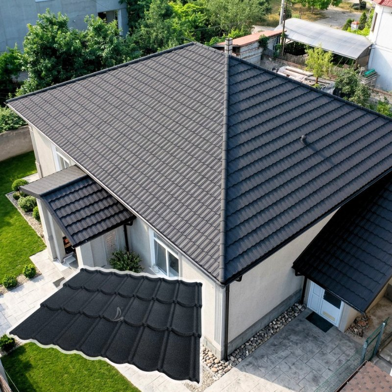 50-Years Warranty Building Materials Waterproof Roof Tiles Eco-Friendly Stone Coated Roofing Sheets 50-Years Warranty Building Materials Waterproof Roof Tiles Eco-Friendly Stone Coated Roofing Sheets