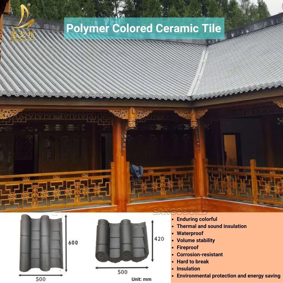 50 Years Warranty High Polymer Antique Roof Sheet Chinese Roofing Tiles Ancient Architectural Buildings 50 Years Warranty High Polymer Antique Roof Sheet Chinese Roofing Tiles Ancient Architectural Buildings