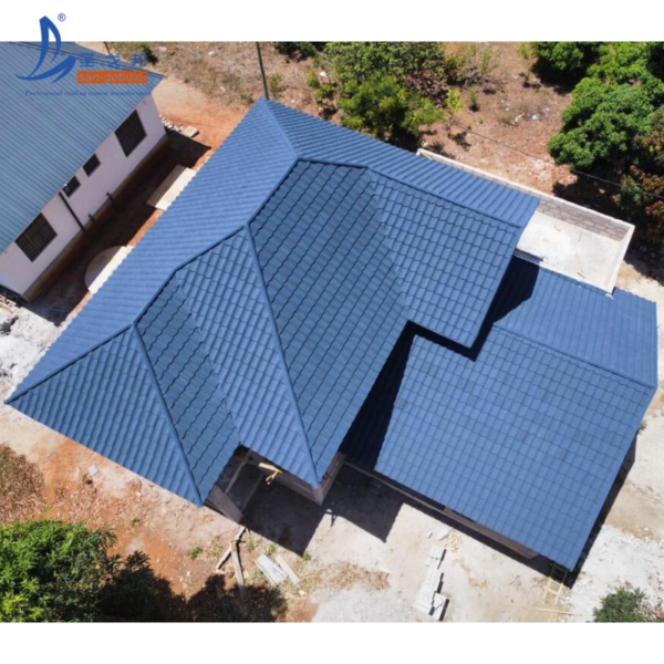 50years Lifespan Roof Sheet Durable Stone Coated Metal Roof Tile Roofing Material