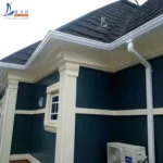 5.2 Inch White Gutter Hanger PVC Gutters and Downspout