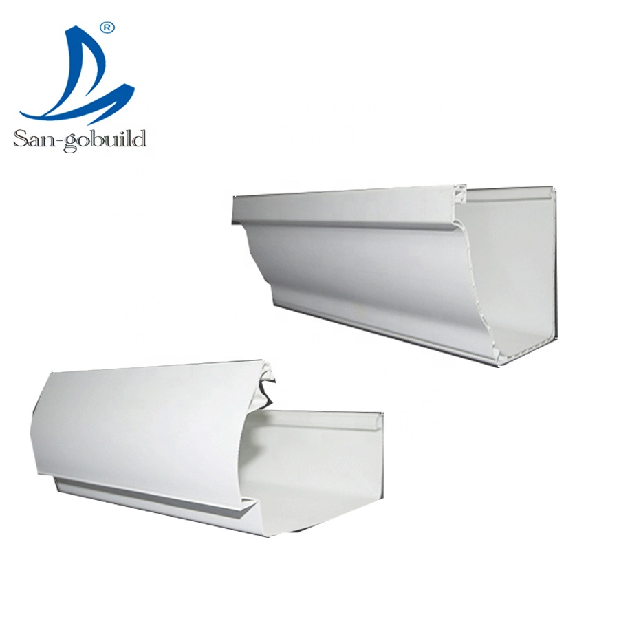 5.2inch Plastic PVC Square K-Style Fitting Coupling Rain Gutter System 5.2inch Plastic PVC Square K-Style Fitting Coupling Rain Gutter System