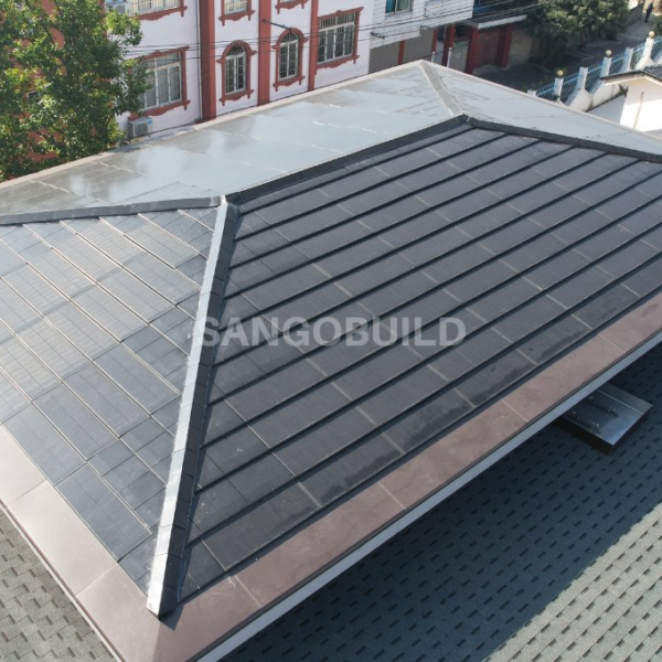 90W Solar BIPV Integrated Building Solar Cell Panel Roof Solar Tile
