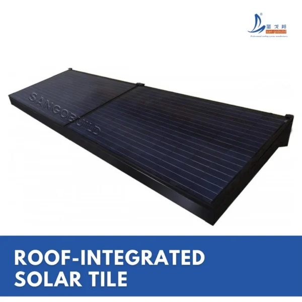 90W Solar BIPV Integrated Building Solar Cell Panel Roof Solar Tile