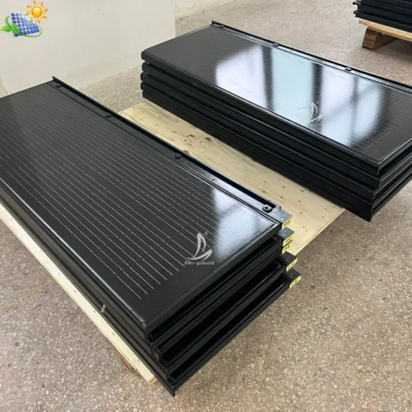 90watt Solar Panel Tile Black Solar Roof Tile Suitable for European Villas