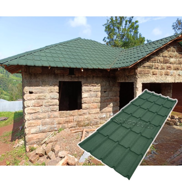 Advanced-Quality Long-Span Roofing Sheet Waterproof Lightweight Stone Coated Metal Metal Roof Tile