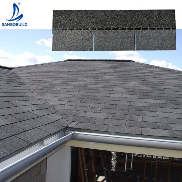 Aesthetic Appeal Unique Shape Asphalt Bituminous Roofing Sheet as Building Material