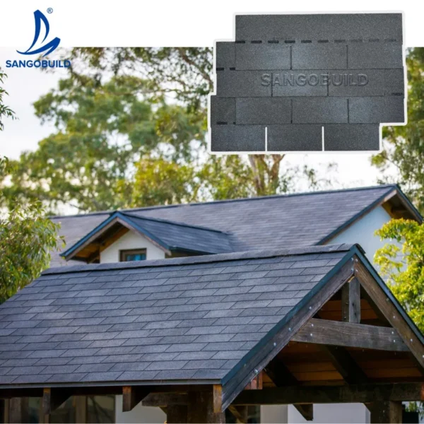 Aesthetic Appeal Unique Shape Asphalt Bituminous Roofing Sheet as Building Material