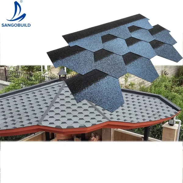 Africa Ghana Roofing Tiles Houses Cheap Price Construction Roofing Material Asphalt Shingles