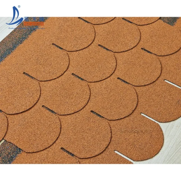 Algae-Resistant Chinese Roofing Material USA Standard House Flat Tile Asphalt Roofing Shingle