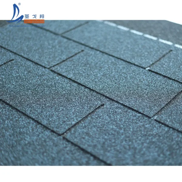 Algae-Resistant Roof Tiles China Roofing Materials Single Layer Asphalt Roofing Shingles