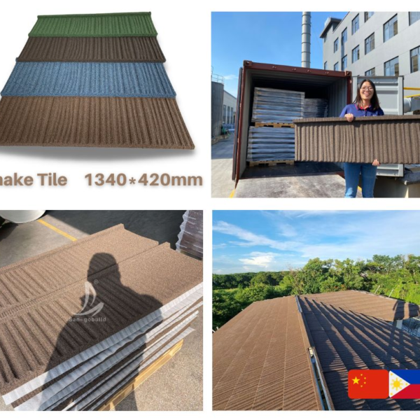 Alu Zinc Corrugated Roof Sheet Factory Whosale Damp Proofing Stone Coated Roof Tile