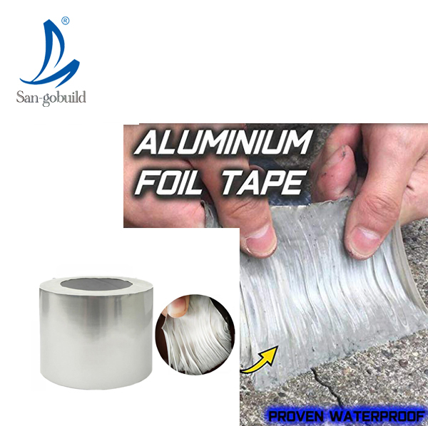 Aluminum Foil Butyl Rubber Waterproof Tape Aluminum Foil Butyl Rubber Waterproof Tape