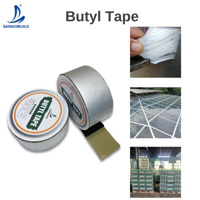 Aluminum Foil Tape Roof Sealing Fireproof Heat Insulation Seal Repairs Adhesive Butyl Tape Aluminum Foil Tape Roof Sealing Fireproof Heat Insulation Seal Repairs Adhesive Butyl Tape