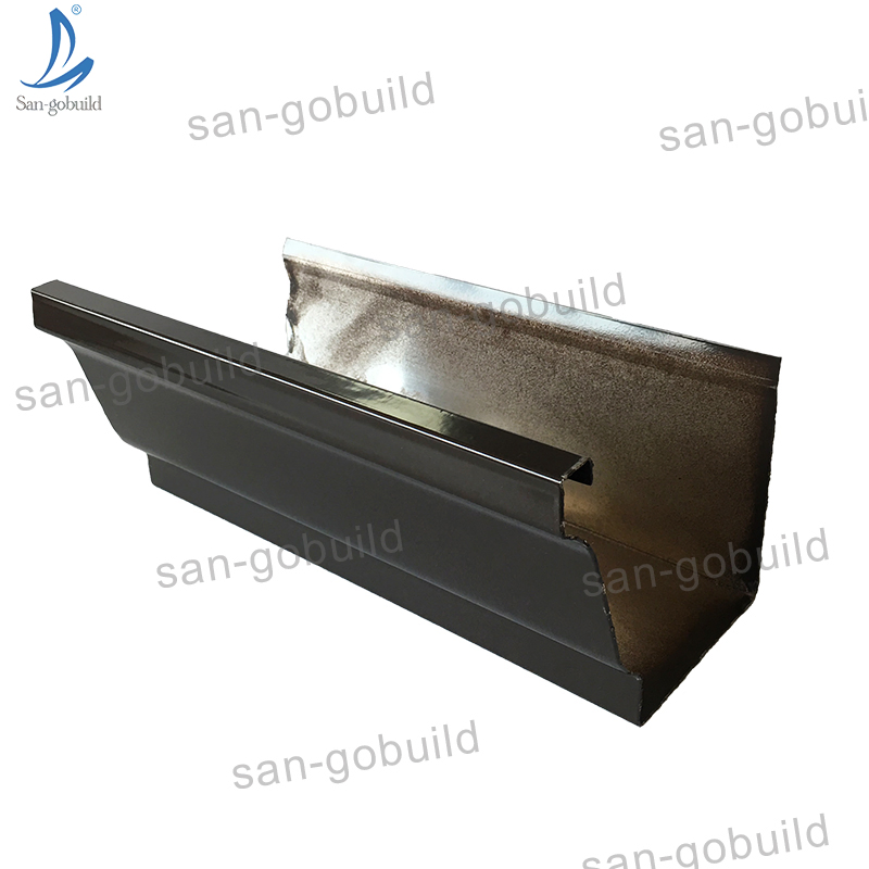 Aluminum Rain Water Collectors Rain Gutter and Downspouts Metal Steel Roof Drainage System Multi Colors Available Aluminum Rain Water Collectors Rain Gutter and Downspouts Metal Steel Roof Drainage System Multi Colors Available