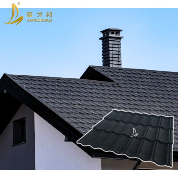 America Architectural Steel Building Material Bond Roof Tile Stone Coated Roofing Sheet