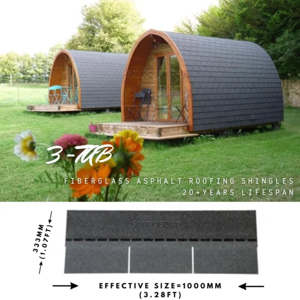 America Standard Roof Tile Manufacturer 3-Tab Double Layer Asphalt Shingle