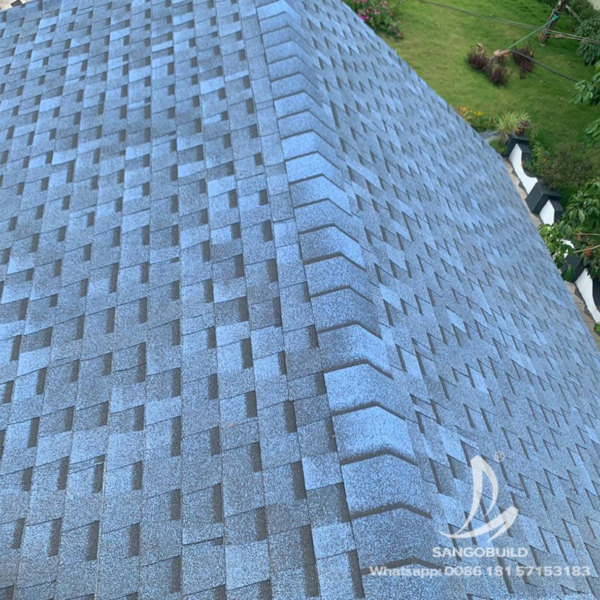 American Style House Roof Cover Black Gray Roofing Shingles Architectural Roofing Tiles for Resort Roof Affrodable Price