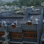 Ancient Architectural Buildings Chinese Roofing Tiles