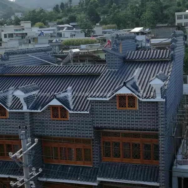 Ancient Architectural Buildings Chinese Roofing Tiles