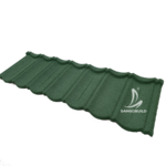 Anti-Alage Mediterranean Seaside Durable Roofing Materials Metal Colored Stone Roof Tile