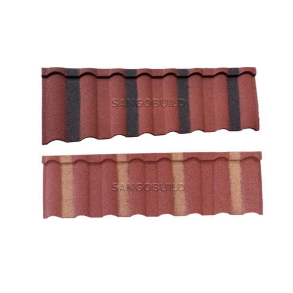 Anti-Corrosion Arched Roofing Shingles Aluminum Sheet Color Stone Coated Metal Roof Tile