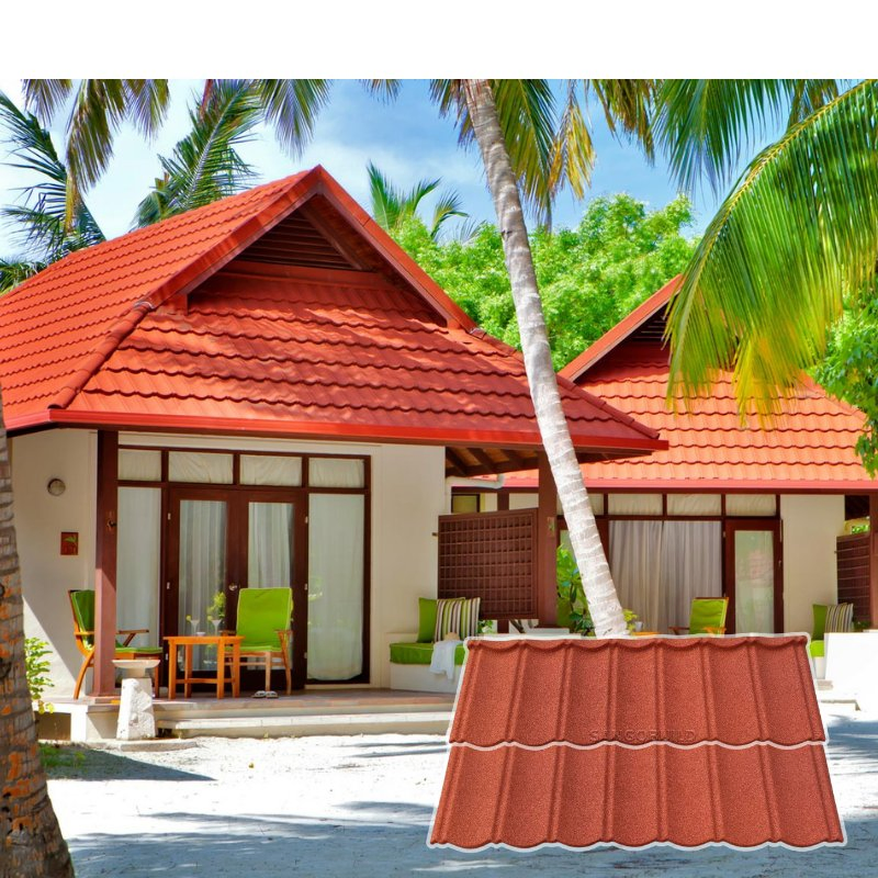 Anti-Corrosion Shingles Light-Weight Building Materials Stone Coated Metal Roof Tiles for Apartment Anti-Corrosion Shingles Light-Weight Building Materials Stone Coated Metal Roof Tiles for Apartment