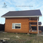 Anti-Fade PVC Rain Gutters Downspouts for House, Roof Rainwater Gutter Collector in Nigeria Philippines
