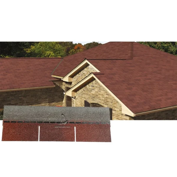 Anti Fading Single Layer Shingles 3-Tab Asphalt Shingles