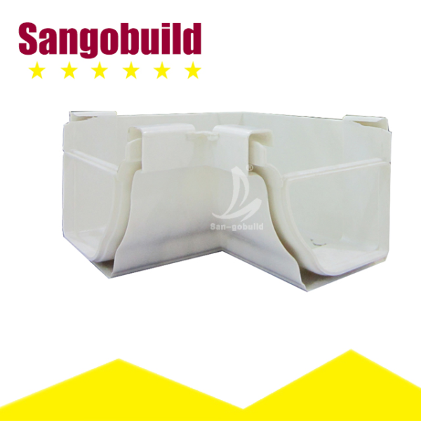 Anti-Leaking 5.2inch Rain Gutter Cap Never Fad PVC Gutters Building Material Kenya