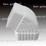 Anti-Leaking Rain Drain PVC Roof Gutter and Pipe 30 Years Wattanty Water Collector Tube Plastic Elbows