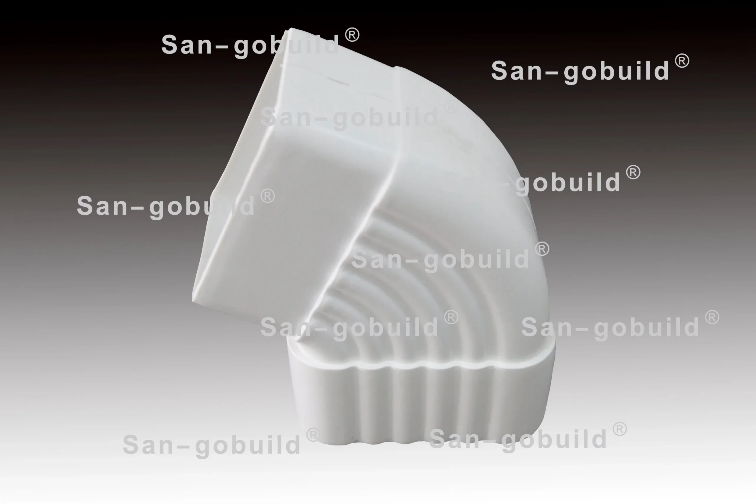 Anti-Leaking Rain Drain PVC Roof Gutter and Pipe 30 Years Wattanty Water Collector Tube Plastic Elbows Anti-Leaking Rain Drain PVC Roof Gutter and Pipe 30 Years Wattanty Water Collector Tube Plastic Elbows