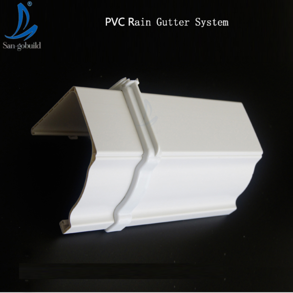 Anti-UV Africa PVC Rain Gutter System for Roof Rain Water Drainage
