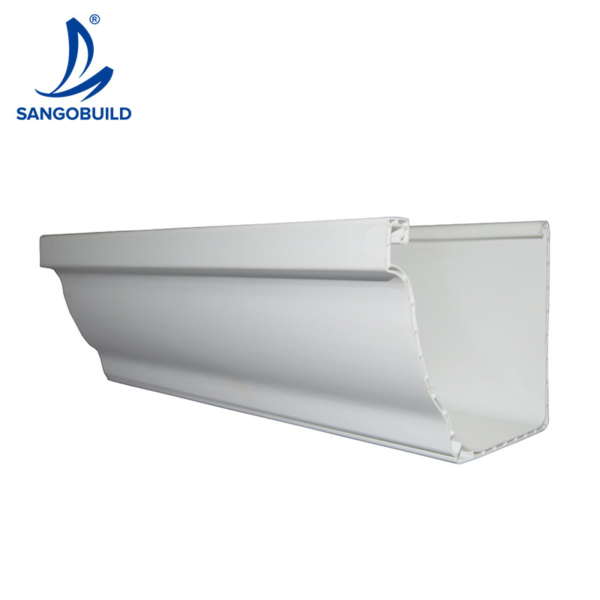 Anti-UV Africa PVC Rain Gutter System for Roof Rain Water Drainage