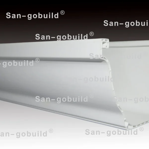 Anti-UV Rain Water Gutter PVC Gutters Drainage Products Long Lasting Building Materials