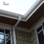 Anti-Yellow PVC Rain Gutter White Color Roof Drain Pipe Connector